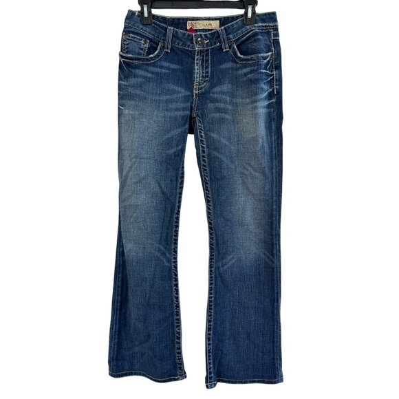 BKE Denim Kate Women’s Bootcut Jeans Size 28x31.5 Medium Wash Stretch Cotton Ble - Picture 2 of 7